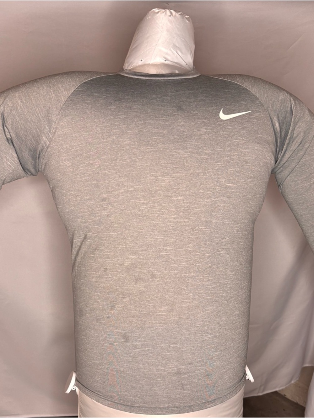 NIKE HEATHERED DRI-FIT LONG SLEEVE HYDROGUARD SWIM SHIRT MENS (US) SIZE LARGE